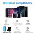 2 Pack 5ft USB C to USB C Cable, Chubby Silicone 4 in 1 Fast Charger & Data Transfer Cable for Phone 15 14 13 12, Mac,