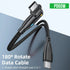USB C to USB C Fast Charging Cable 6ft 60W with USB A Adapter, 180° Rotating Fast Charge Cable, Nylon Braided for