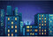 Haoyiyi 10x6.5ft Cartoon Photography Backdrop, Modern Cityscape Skyline for Birthday Party Event Decoration