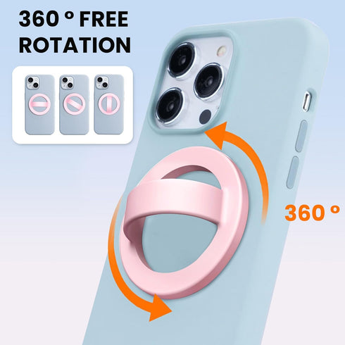 STEZHOU 16/15/14/13/12 Magnetic Silicone Ring Grip Phone Holder, Loop Grip Phone Holder,Magnetic Phone Loop,Magsafe