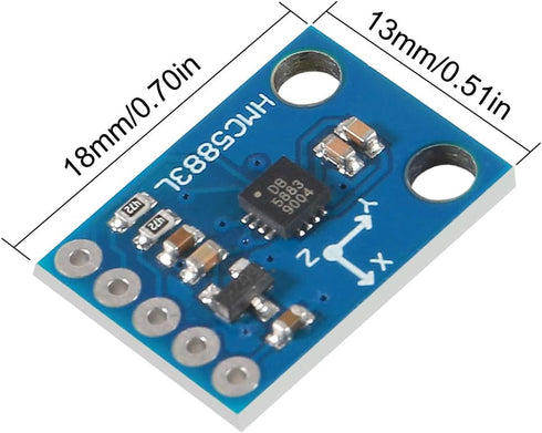 10pcs GY-273 QMC5883L 3-Axis Compass Magnetometer Sensor Board Module IIC/I2C for Arduino