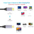 vienon 6FT USB C to Mini DisplayPort Cable, 4K@60Hz Type C (Thunderbolt 3/4) Compatible with iPhone 15, MacBook