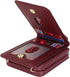 Cavor for Samsung Galaxy Z Flip 4 Case Wallet with Strap, Crossbody Lanyard Card Holder Stand, Cute Leather Zipper