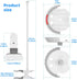Baaletc 15.7" 1/4" S2/V43 Universal Baby Monitor Mount Adjustable Gooseneck Arm with Strong Clip Clamp, Thread Camera