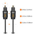 3.3FT, PS4, CableCreation Optical Digital Audio Cable Thin Fiber Optic Toslink Gold Plated S/PDIF Cord for Home