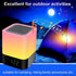 Night Lights Bluetooth Speaker, Alarm Clock Touch Sensor Bedside Lamp, Dimmable Multi-Color Changing, Wireless Speaker