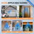 FREETIM 500FT Driveway Alarms Wireless Outside Weatherproof - Motion Sensor Alarms System Motion Detector Plug