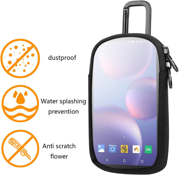 GMBYLBY MP3 Player Case Hard Box and Carry Holder for Easy Transport Shells Box TPU and Cloth Material Storage Bag