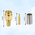 SMA Male Crimp Connector, RF Plug Crimp Connector for RG58 RG142 RG400 LMR195 Coaxial Cable (10 Pack)