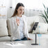 OMOTON Cell Phone Stand, Adjustable Height Aluminum Desktop Holder for iPhone 13/Mini/Pro/Max, All Smartphones