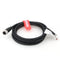 DRRI M12 8-Pins Female Sensor Connector to Fly Lead Waterproof Electrical Shield Cable for Automation Application