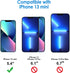 JETech Screen Protector for iPhone 13 Mini 5.4-Inch - Tempered Glass Film, 3-Pack