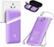 10000mAh Power Bank, Q Slim Portable Charger, 4 Output External Battery Pack with Built-in AC Wall Plug, Micro USB C