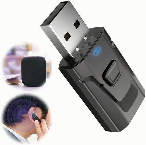 Bluetooth Transmitter, 4 in 1 USB Bluetooth 5.0 Receiver, Clear Sound Quality Audio Adapter