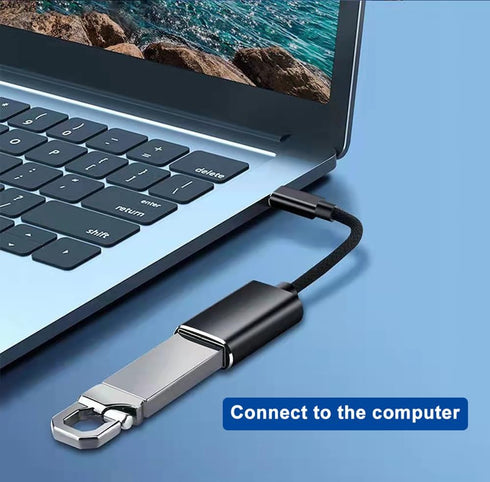 USB C to USB Adapter (2 Pack), Type C OTG Cable, USB A Adapter, Compatible with MacBook Pro/Air, Samsung Galaxy