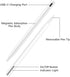 Stylus Pen Compatible for iPad (2018 and Later),Palm Rejection, Compatible with iPad Pro 11&12.9 Inch,iPad Air (3rd/4th/5th),iPad Mini(5/6th),iPad(6/7/8/9th),Tilting Detection (White)