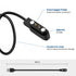 Butele Kids Smart Watch Charger, Magnetic 2ft Charging Cable for H69 H39plus Smart Watches (Black)