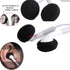 Lsgoodcare 50Pcs Soft Foam Earbud Headphone Ear Pads Replacement Tips for Earphone Headset, Black Color