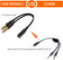 Maeline 3.5mm Headphone Splitter Adapter, 10 Pack, Dual Male Microphone Audio Stereo Jack for Gaming Speaker