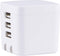 UltraPro GE Pro 3-Port USB Charger, Foldable Plug for iPhone 13/12/11/Pro/Pro Max/Mini, iPad Pro, Samsung Galaxy S21.
