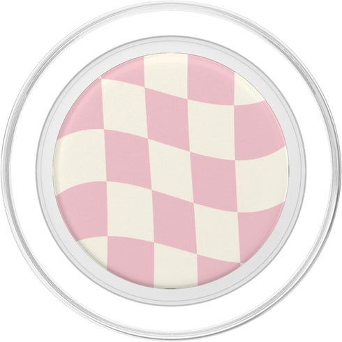 PopSockets MagSafe PopGrip for Danish Pastel Aesthetic Pink Checkered