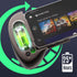 ShanWan Mobile Game Controller for iPhone, Bluetooth Wireless Gamepad with Phone Case Support, Long Battery Life