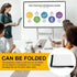 Zornaveli 4K 60"|72"|84"|100"|120"|150" (60 INCH) Projector Screen, HD Home Movie Projection Screen, Anti-Crease