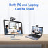QMKKX 1080P Webcam for pc with Microphone,Full Hd Streaming Web Cam for Mac Laptop, USB External Computer Camera