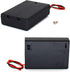 OLIREXD 5 Pack 3AA Battery Holder with ON/Off Switch, 3 Slots, Storage Box with Wire Leads, Screw Cap Case