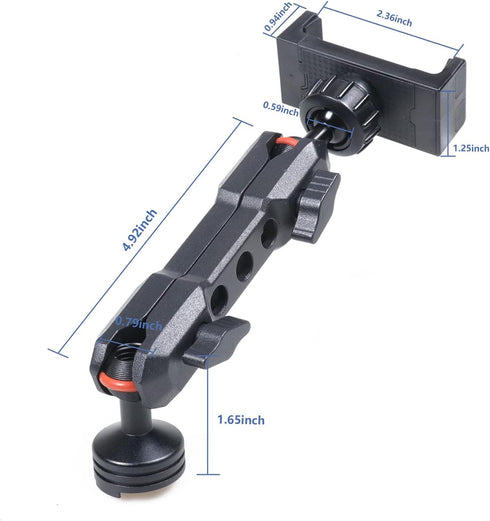 Phone Holder for Ford Bronco 2021-2024 - Dash Mount, 360° Adjustable Phone Mount Interior Accessories
