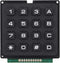 Pomya Keypad, 16 Keys 4x4 Push Button External Keypad Microcontroller Keyboard for MCU