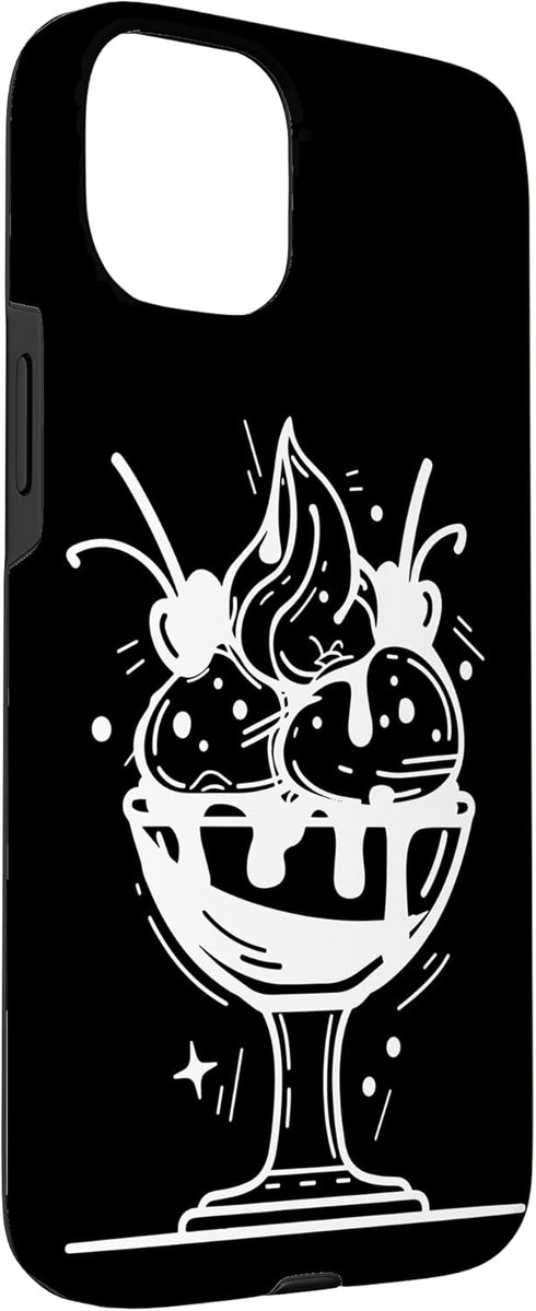Funny Ice Cream Maker Shirts and Presents 15 Ice Cream Sketch Sundaes Sorbet Case for iPhone Plus