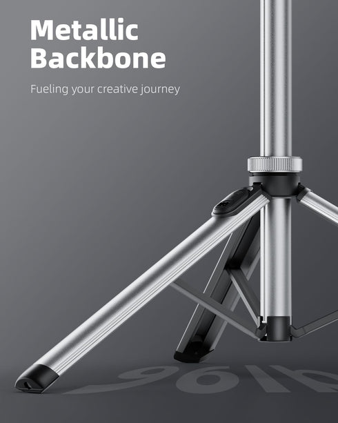 EUCOS Metal Phone Tripod Stand, 67" Lightweight Tripod for Phone with Remote and Sturdy Extendable Design