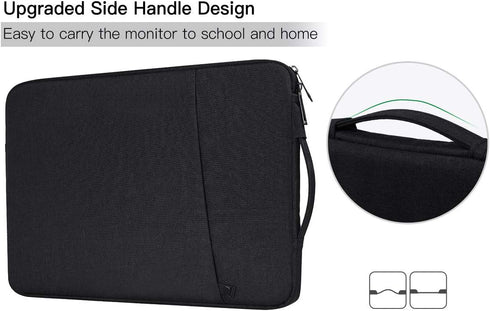 CaseDeer 18.5 Inch 18.5 Inch Pocket(18.1x11.8 Inch) Portable Monitor Case Sleeve Bag Compatible with Most Large