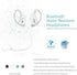 Pyle PWBH18WT Bluetooth Streaming Wireless Headphones with Built-in Microphone, Water Resistant, White