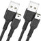 2 Pack 3ft Mini USB Cable - USB 2.0 to Mini B Charger for PS3 Controller, MP3 Player, Digital Camera, GPS, Hero 3+