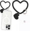 Heart Loop Phone Lanyard, Smart Phone Hand Wrist Lanyard Strap with Key Chain Holder Compatible with Most Smartphones