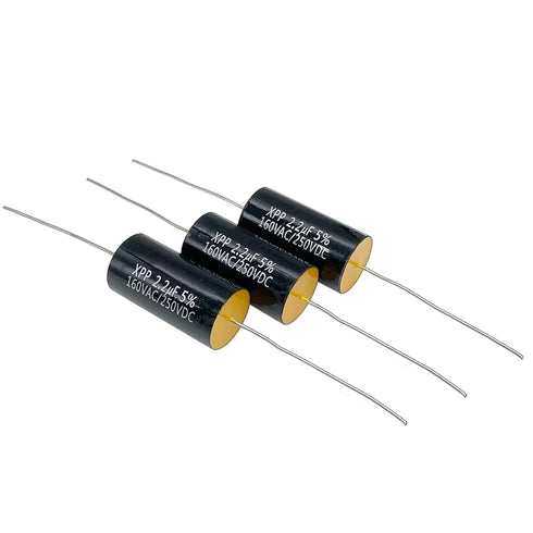 2PCS 250V 2.2UF Capacitor Frequency Divider Capacitance Audio Speaker Capacitor Polypropylene Film Non-Polarity Capacitor