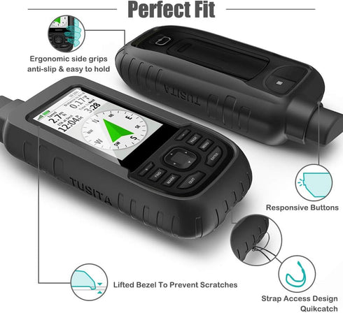TUSITA Silicone Case for Garmin GPSMAP 66s 66st 66sr 67