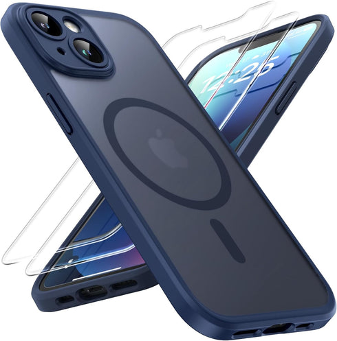 Shopify SEO optimized:
iPhone 13 Case by TOCOL - 3 in 1 Magnetic, Dark Blue, 13FT Military Grade, Full Camera