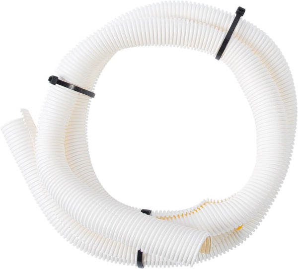 Gardner Bender FLX-3406W Split Flexible Tubing, ¾" x 6', Corrugated Wire Loom, Natural White