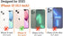 flewfun 13/14 Magnetic for iPhone Case Cute Stripes Phone Case, Shockproof Slim TPU and Hard PC Protective Phone Cover