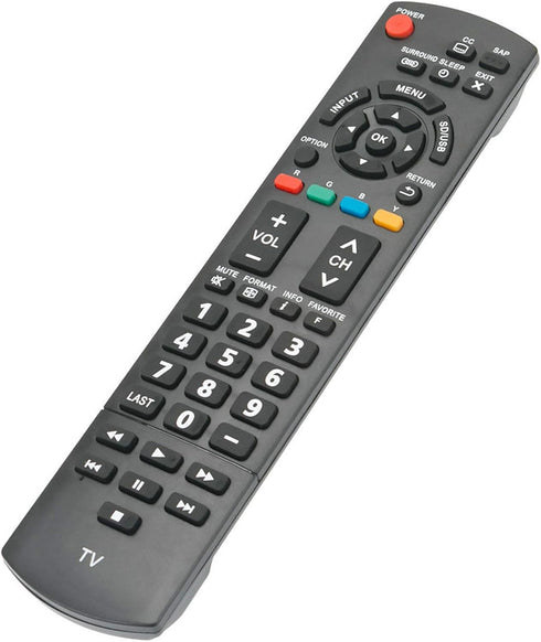 AIDITIYMI N2QAYB000706 New Replacement IR Remote for Panasonic LCD TV Models TC-L32X5, TC-P42X5, TC-50PU54, TC-P50U50,