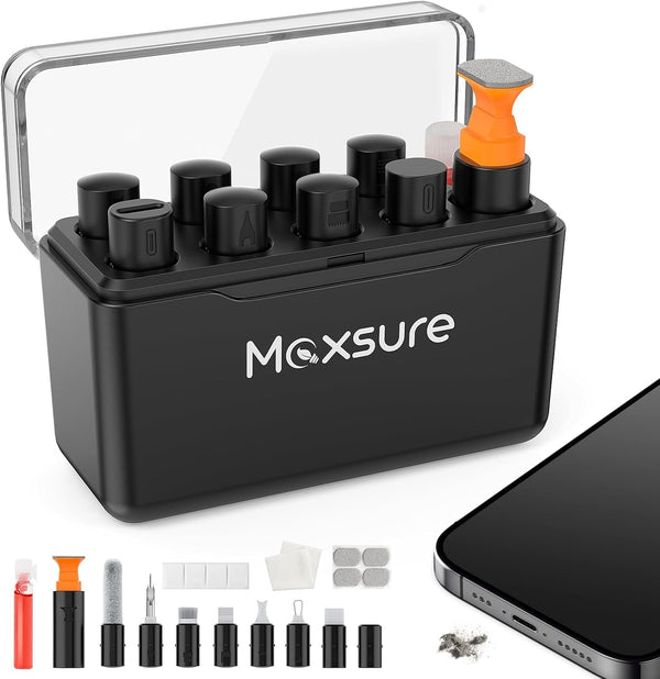 12 in 1 iPhone Cleaning Kit for Charging Port, Phone Cleaning Kit for iPhone/AirPods/iPad, Safely Clean Lightning Cable