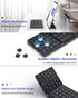 Foldable Bluetooth Keyboard with Touchpad, Portable Wireless Keyboard for iOS, Android, Windows, Mac, Sync Up to 3
