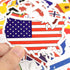 Vinyl National Flag Map Stickers, 50 Pcs Country Flag Decals for Laptop, Car, Suitcase, Water Bottle