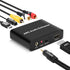 HDMI ARC to Optical Audio Adapter, ARC Audio Extractor, SPDIF Coaxial 3.5mm AUX Sound Extractor Splitter