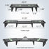2 Zimilar Dual Monitor Stand Riser, Monitor Stand with Adjustable Length and Angle, Wood Monitor Stand for Desk
