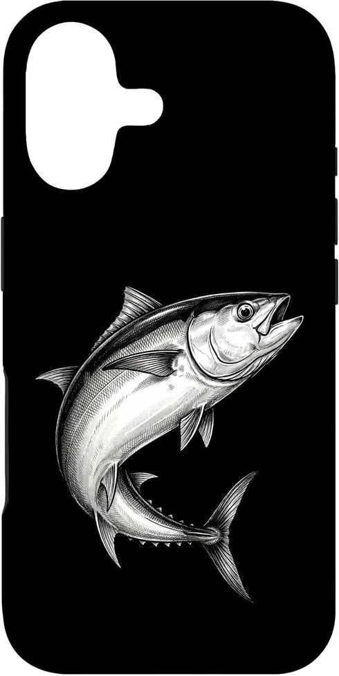 Bluefin Tuna Fish Angler Fisherman Art Vintage Bluefin Tuna Fish Fishing Fisherman Angler Case for iPhone 17