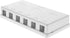 Networx Keystone Jack Surface Mount Boxes, 6 Port, White